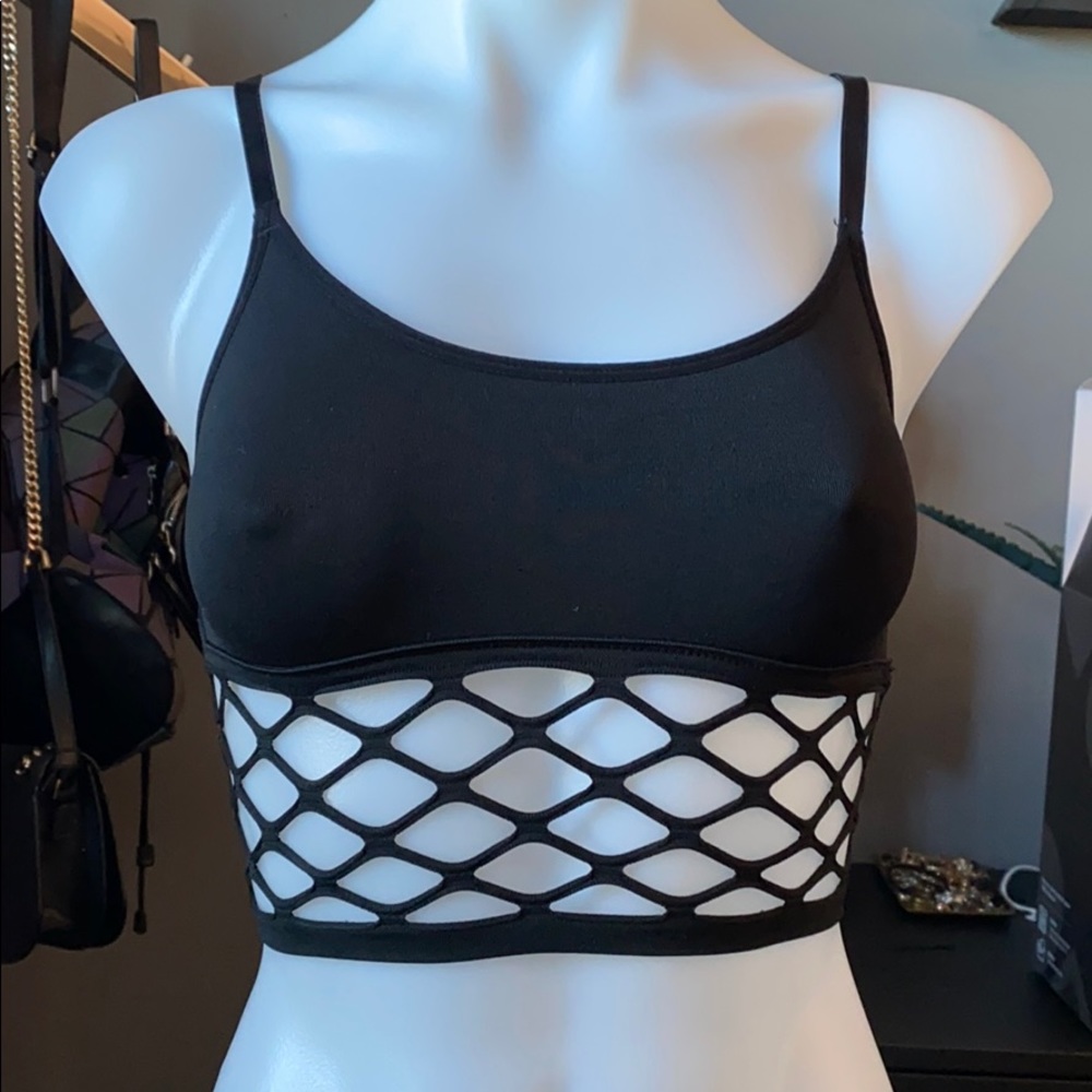 Fish net bandeau